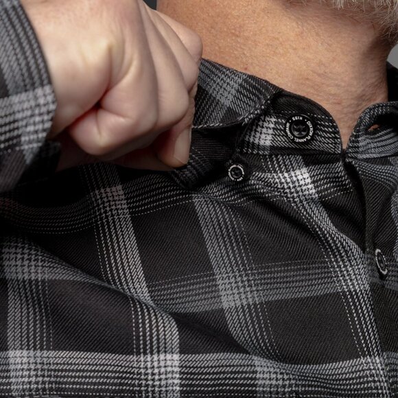 DIXXON x KISS- DRESSED TO KILL- Collab Limited Edition Flannel Shirt - Men's M - Picture 3 of 11